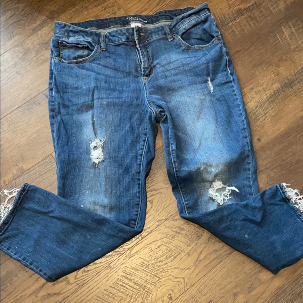Cropped jeans